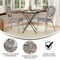 Flash Furniture Marseille Thonet French Bistro Stack Chair w/Arms, Black/White Textilene/Bamboo Alum Frame, 2PK 2-SDA-AD642002A-TXT-BLKWH-LTNAT-GG - alternate 9